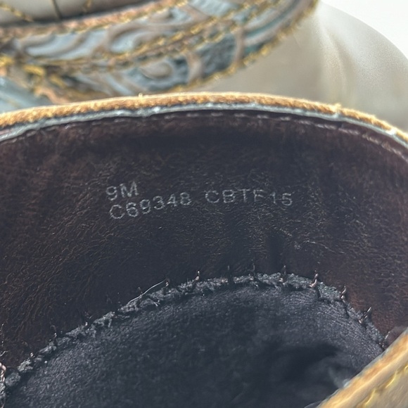 b.o.c. brown leather slip on clog mule shoes - Picture 12 of 14